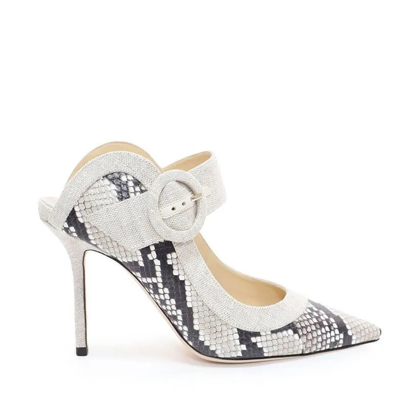 Simple Pointed Toe Stiletto Heel Mules Pumps