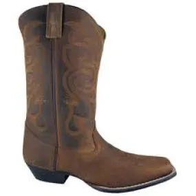 Smoky Mountain Boots - Women's Distressed Brown Square Toe Western Boot 6274
