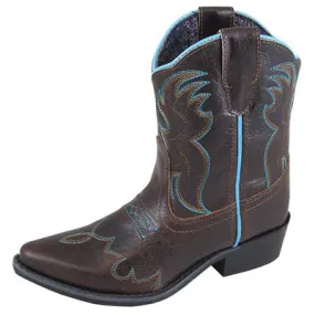 Smoky Mountain Youth Dark Brown Juniper Snip Toe Boots