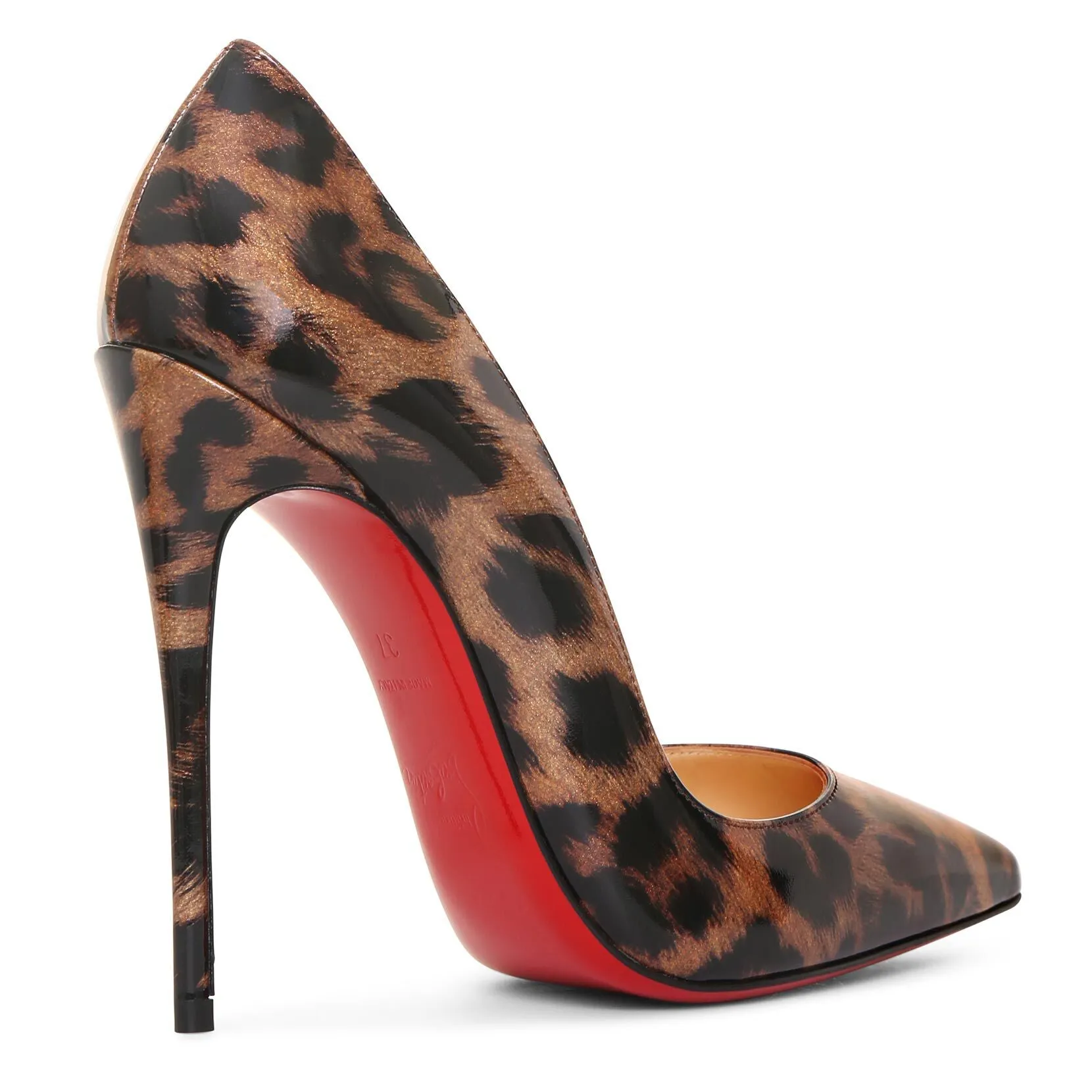 So Kate 120 patent glitter leo-gold