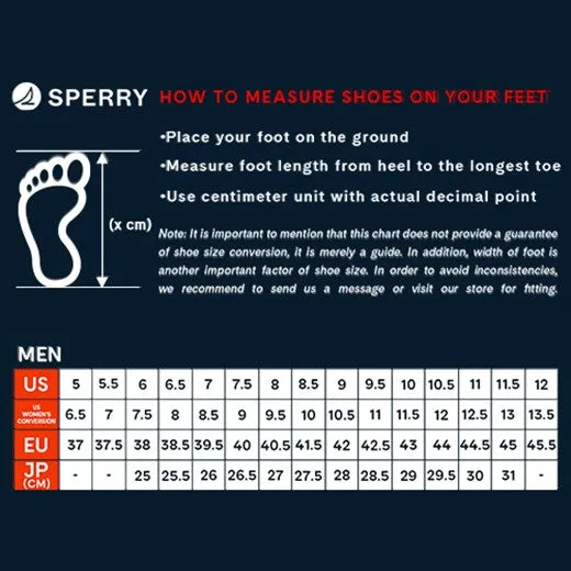 Sperry Men's SeaCycled™ Striper II Textile Sneaker Rust (STS25464)
