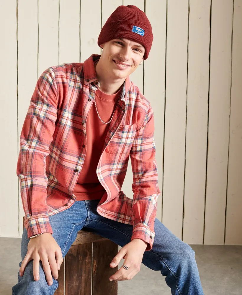 Superdry Drayton Check Paprika Red