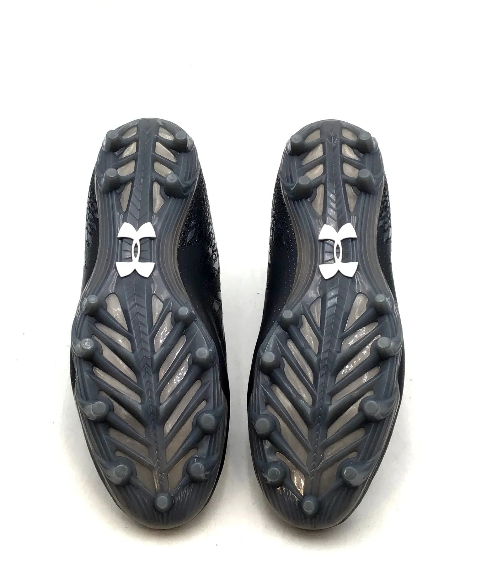 Under Armour Women's Spotlight Select Mid MC Black Football Cleats - Size 13