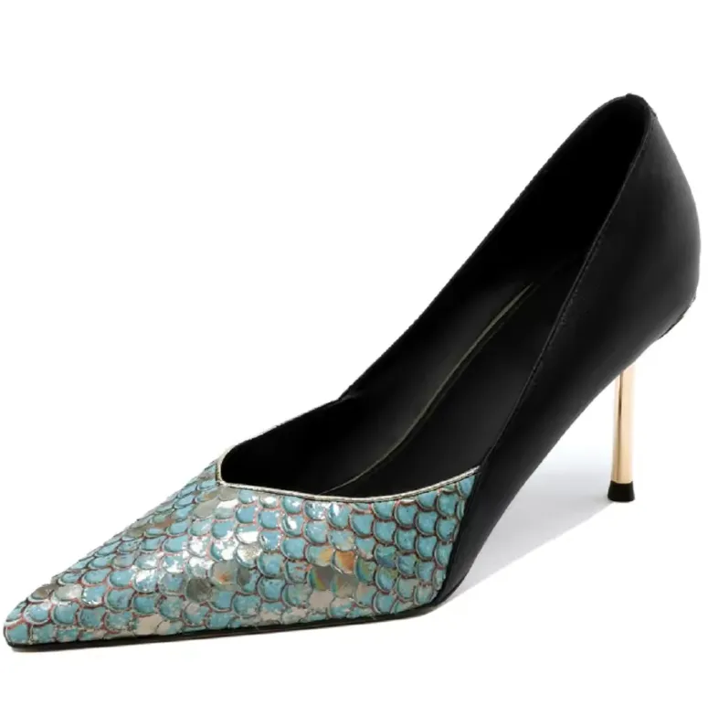 USS Shoes Alondra Leather Pointed Dress Pumps