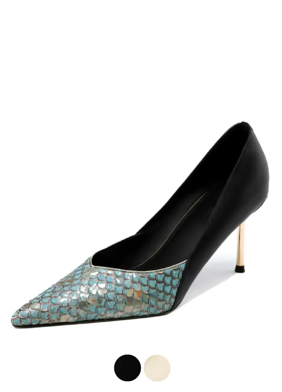 USS Shoes Alondra Leather Pointed Dress Pumps