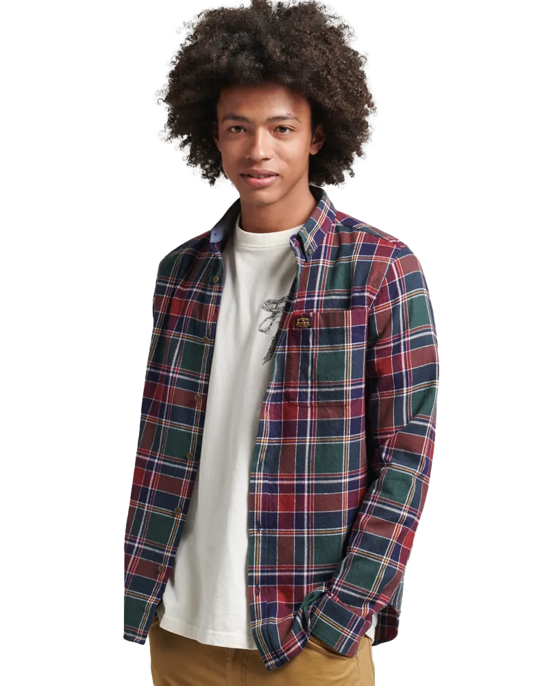 Vintage Lumberjack Shirt in Doyle Check Green