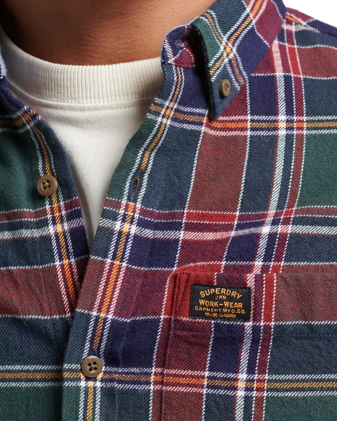 Vintage Lumberjack Shirt in Doyle Check Green