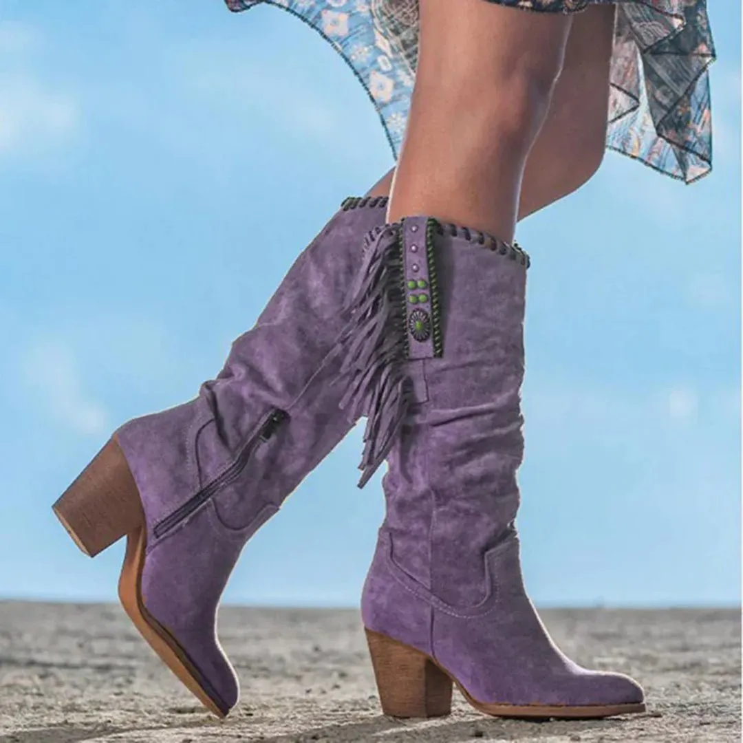 Western Fringe Boots