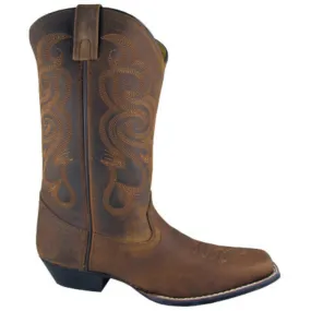 Women's Lariat Distressed Brown Square Toe Western Boot 6274