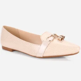 Women's "POLLI" Pointed Toe Slip On Flat Pumps