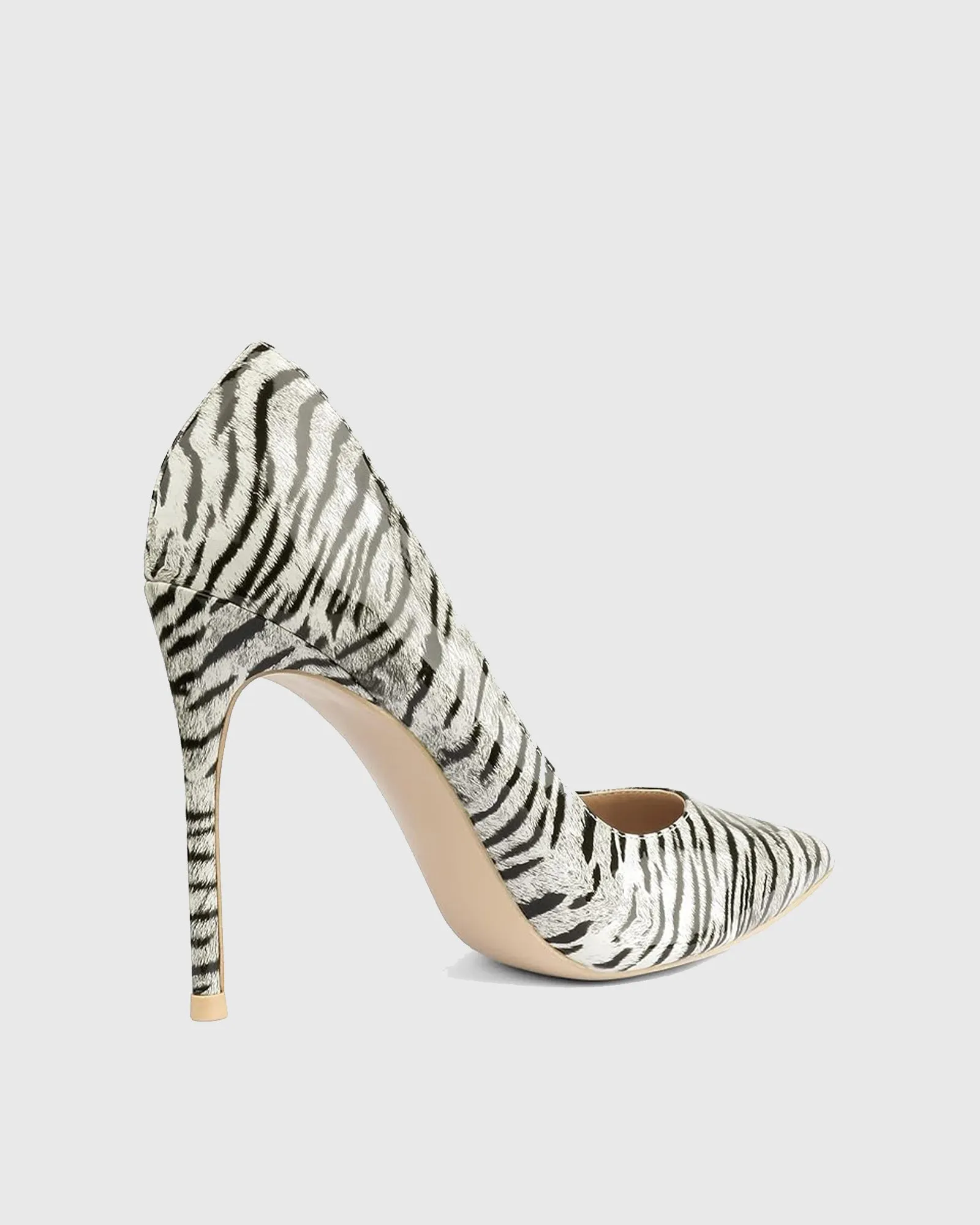 Xhosa Zebra Print Patent Leather Pumps