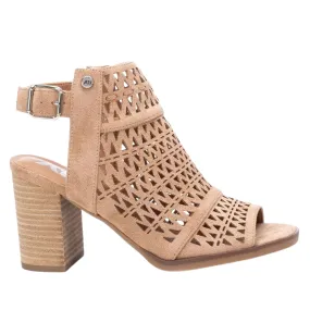 XTI Block Heel Sandals - 141101 - Camel